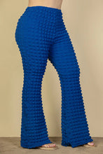 Load image into Gallery viewer, Plus Size Bubble Fabric Flare Pants
