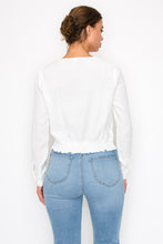 Load image into Gallery viewer, Front Wrap Surplice Neck Top
