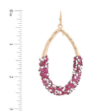 Load image into Gallery viewer, Beaded Teardrop Dangle Earring
