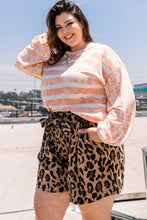 Load image into Gallery viewer, Stripe Printed French Terry Top
