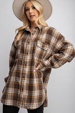 Load image into Gallery viewer, Washed Plaid Button Down Shirt
