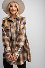 Load image into Gallery viewer, Washed Plaid Button Down Shirt
