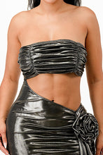 Load image into Gallery viewer, Metallic Sexy Dress
