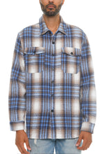Load image into Gallery viewer, Men&#39;s Checkered Soft Flannel Shacket
