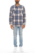 Load image into Gallery viewer, Men&#39;s Checkered Soft Flannel Shacket
