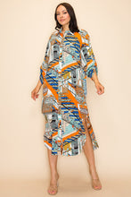 Load image into Gallery viewer, Printed Shirt Dress
