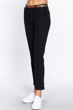 Load image into Gallery viewer, Cotton-span Twill Belted Long Pants
