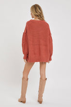 Load image into Gallery viewer, V Neck Oversized Sweater
