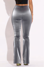Load image into Gallery viewer, Velvet Pu Flared Pants
