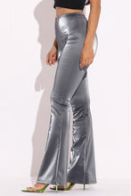 Load image into Gallery viewer, Velvet Pu Flared Pants

