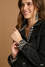 Load image into Gallery viewer, Mineral Wash Cotton Gauze Tiered Dress
