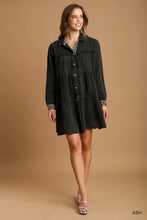 Load image into Gallery viewer, Mineral Wash Cotton Gauze Tiered Dress
