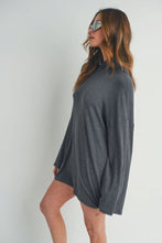 Load image into Gallery viewer, Bell Sleeve Turtle Neck Dress
