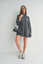 Load image into Gallery viewer, Bell Sleeve Turtle Neck Dress

