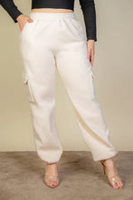 Load image into Gallery viewer, Plus Size Side Pocket Drawstring Waist Sweatpants

