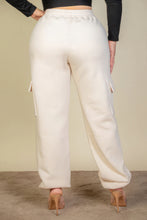 Load image into Gallery viewer, Plus Size Side Pocket Drawstring Waist Sweatpants
