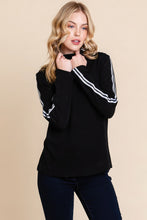 Load image into Gallery viewer, Long Sleeve Solid Mock Neck Casual Top
