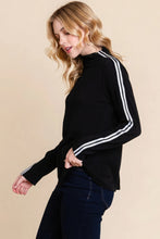 Load image into Gallery viewer, Long Sleeve Solid Mock Neck Casual Top
