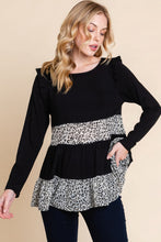 Load image into Gallery viewer, Solid Tiered Fashion Top
