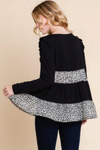 Load image into Gallery viewer, Solid Tiered Fashion Top
