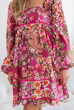 Load image into Gallery viewer, Floral Square Neckline Mini Dress
