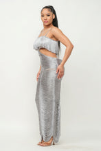 Load image into Gallery viewer, Lux Fringe Maxi Dress
