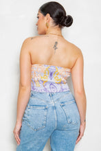 Load image into Gallery viewer, Strapless Satin Effect Scarf Top
